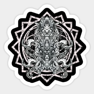 Cthulu Chaos Leviathan Occult Ritual Sticker